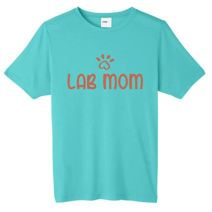 Chocolate Lab Mom Valentine's Day Labrador Mama Gift ChromaSoft Performance T-Shirt