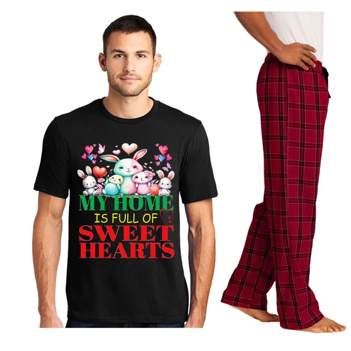 Cute Lovely My Home Is Full Of Sweet Hearts Valentines Day Pajama Set