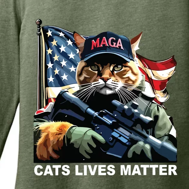 Cats Lives Matter Womens CVC Long Sleeve Shirt