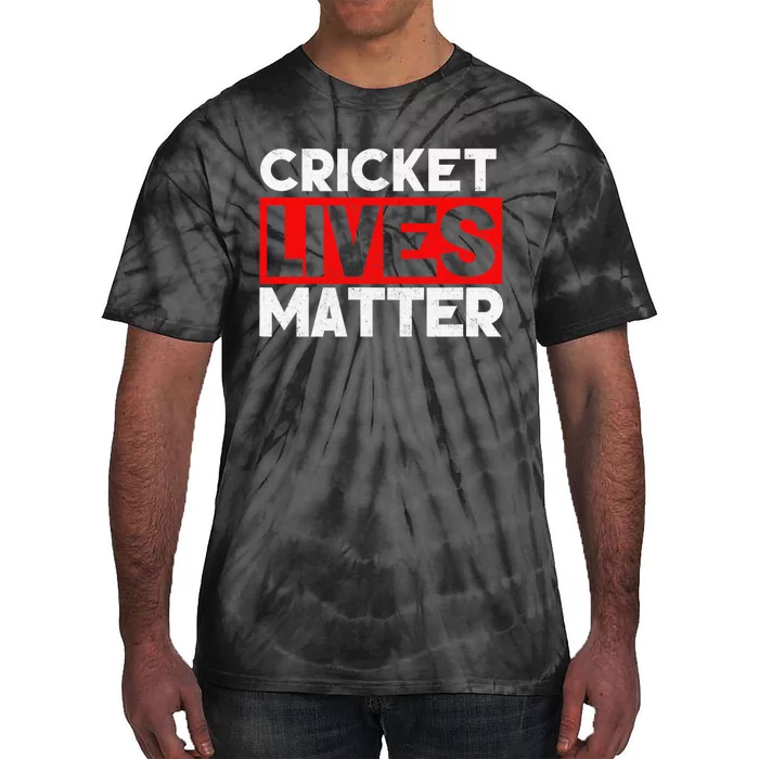 Cricket Lives Matter Bug Lover Entomology Tie-Dye T-Shirt