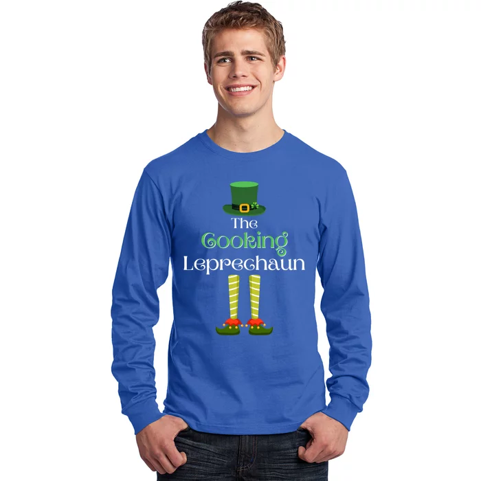 Cooking Leprechaun Matching Family Group St Patrick's Day Funny Gift Long Sleeve Shirt