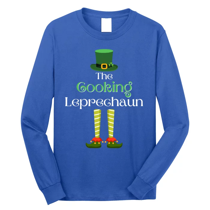 Cooking Leprechaun Matching Family Group St Patrick's Day Funny Gift Long Sleeve Shirt