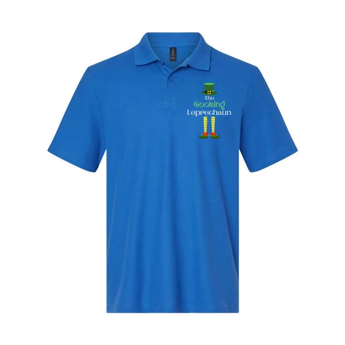 Cooking Leprechaun Matching Family Group St Patrick's Day Funny Gift Softstyle Adult Sport Polo