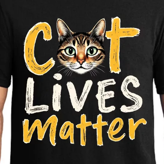 Cat Lives Matter Pajama Set