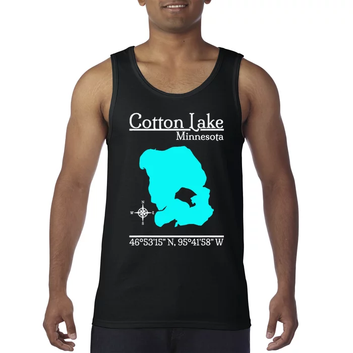 Cotton Lake Minnesota Tank Top