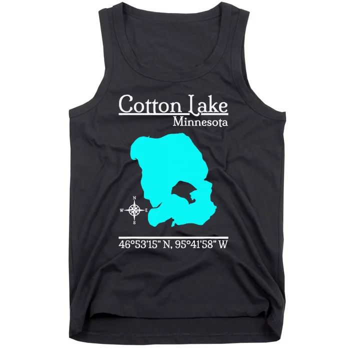 Cotton Lake Minnesota Tank Top