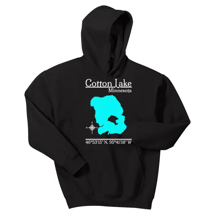 Cotton Lake Minnesota Kids Hoodie