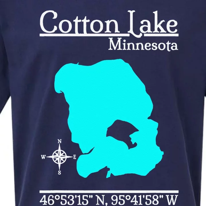 Cotton Lake Minnesota Sueded Cloud Jersey T-Shirt