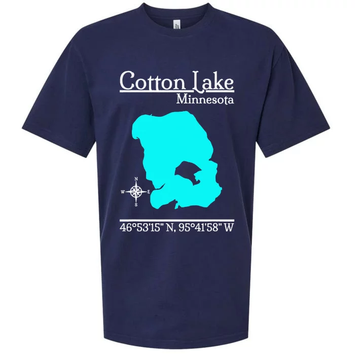 Cotton Lake Minnesota Sueded Cloud Jersey T-Shirt