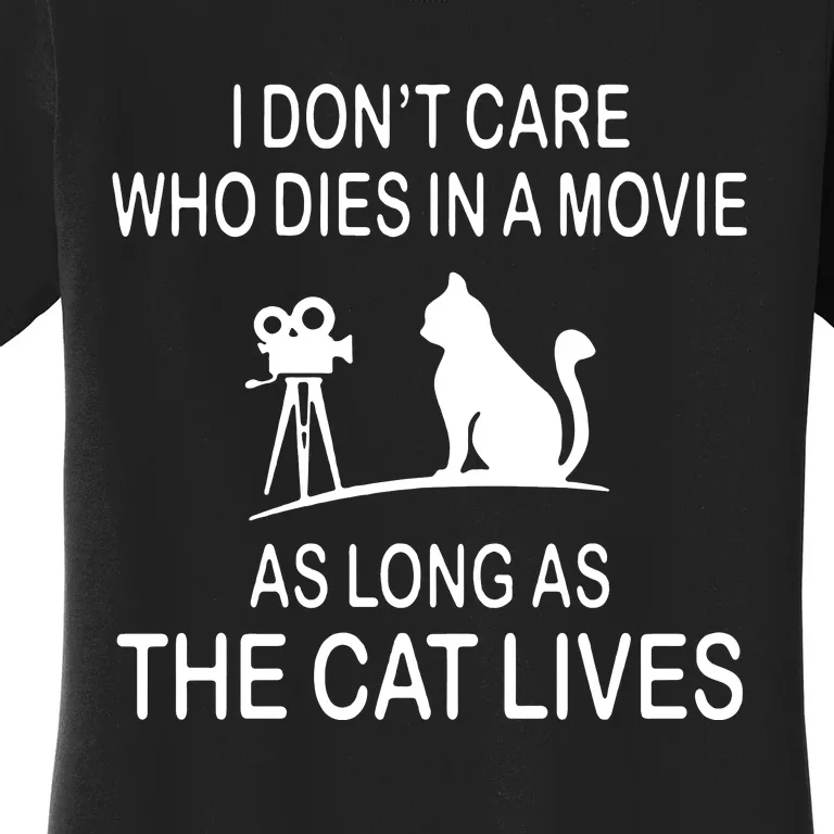 Cat Lives Movie Long Who The As Women's T-Shirt