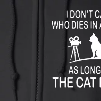 Cat Lives Movie Long Who The As Full Zip Hoodie