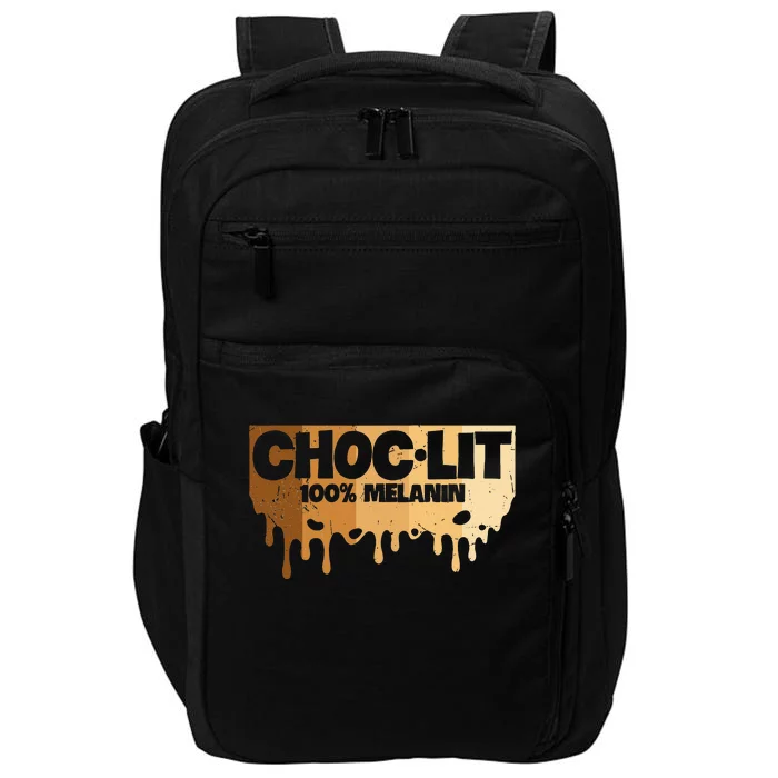 Choc Lit Melanin Queen African Afro Pride Black Historty Impact Tech Backpack