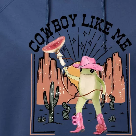 Cowboy Like Me Frog Performance Fleece Hoodie