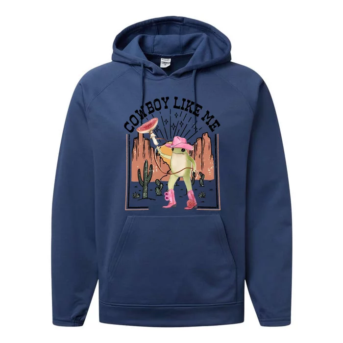 Cowboy Like Me Frog Performance Fleece Hoodie