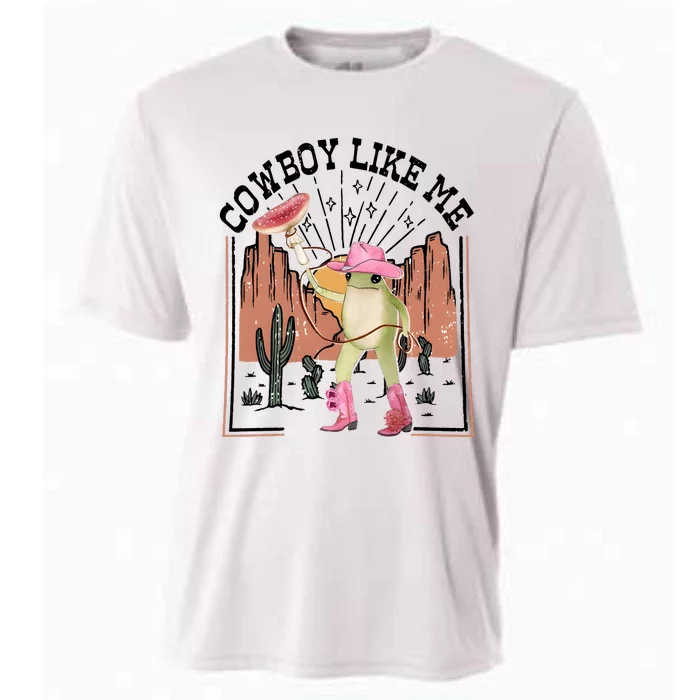 Cowboy Like Me Frog Cooling Performance Crew T-Shirt