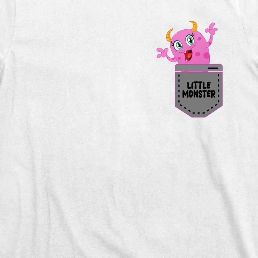 Cute Little Monster Pocket Logo T-Shirt