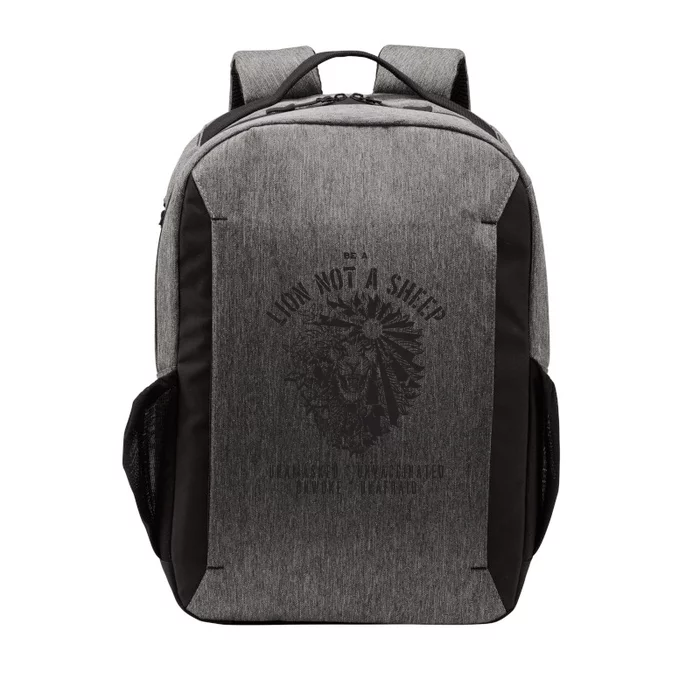 Conservative Lion Not A Sheep Vector Backpack