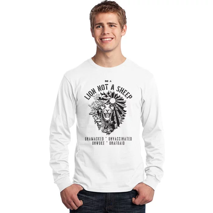 Conservative Lion Not A Sheep Tall Long Sleeve T-Shirt