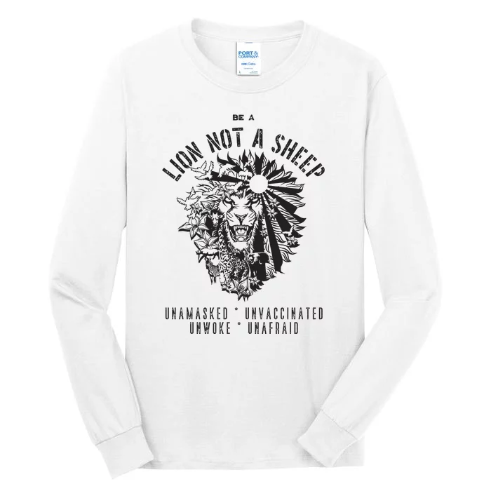 Conservative Lion Not A Sheep Tall Long Sleeve T-Shirt