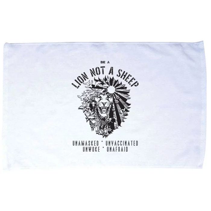 Conservative Lion Not A Sheep Microfiber Hand Towel