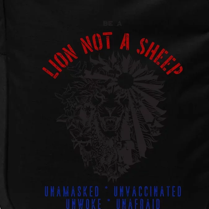 Conservative Lion Not A Sheep Impact Tech Backpack