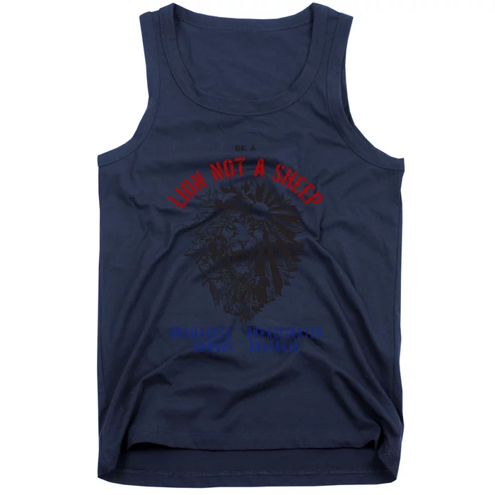 Conservative Lion Not A Sheep Tank Top