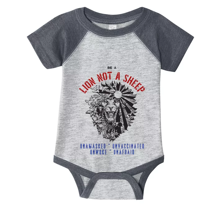 Conservative Lion Not A Sheep Infant Baby Jersey Bodysuit