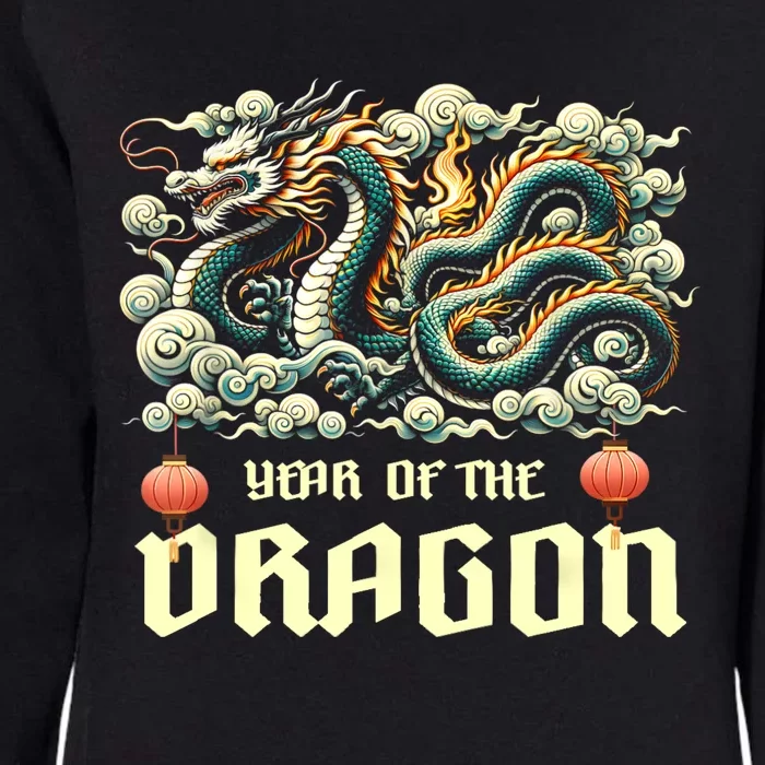 Chinese Lunar New Year 2024 Year Of The Dragon Zodiac Gift Womens California Wash Sweatshirt