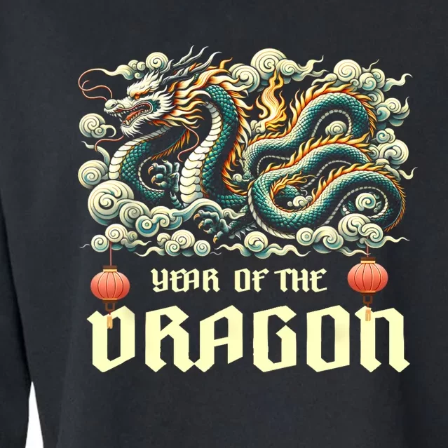 Chinese Lunar New Year 2024 Year Of The Dragon Zodiac Gift Cropped Pullover Crew