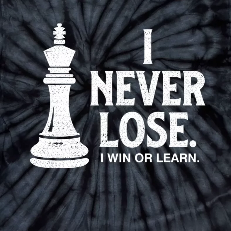 Chess Lovers Never Lose Gift Tie-Dye T-Shirt