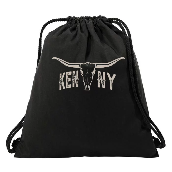 Classic Last Name Kenny Personalized Awesome Drawstring Bag