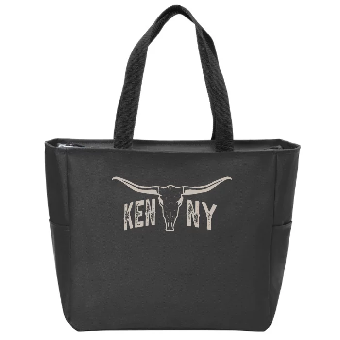 Classic Last Name Kenny Personalized Awesome Zip Tote Bag