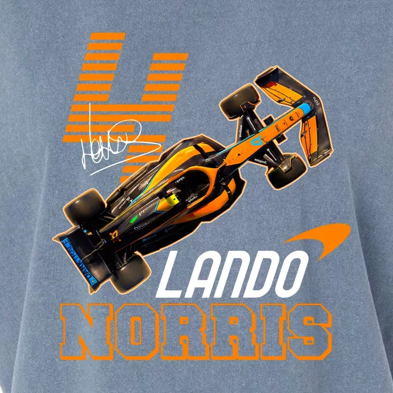 Cool Lando Norris F1 Racing Signature Garment-Dyed Women's Muscle Tee