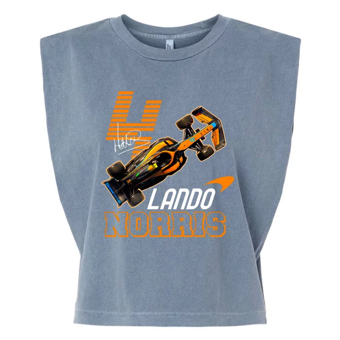 Cool Lando Norris F1 Racing Signature Garment-Dyed Women's Muscle Tee