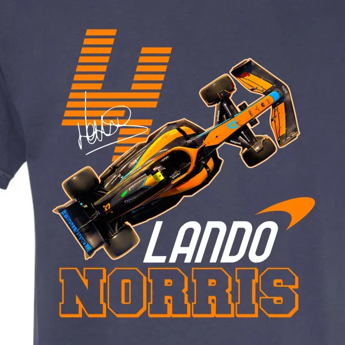 Cool Lando Norris F1 Racing Signature Garment-Dyed Heavyweight T-Shirt