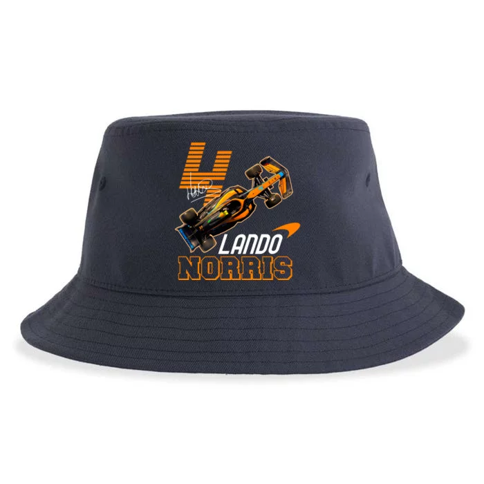 Cool Lando Norris F1 Racing Signature Sustainable Bucket Hat