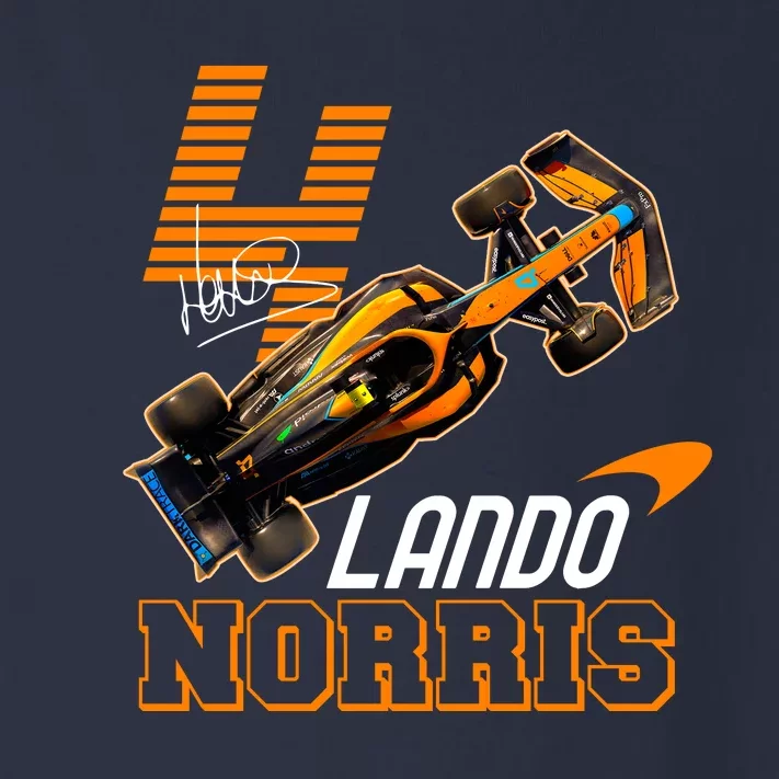 Cool Lando Norris F1 Racing Signature Toddler Long Sleeve Shirt