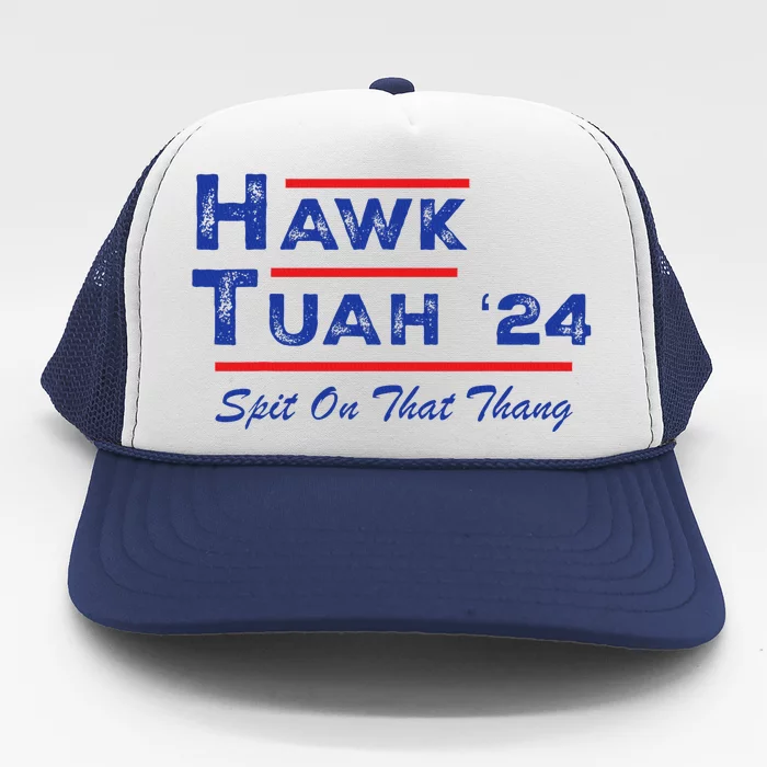 Cuthardy Last Name Family Reunion Vacationhawk Tuah 24 Spit On That Thang Parody Trucker Hat