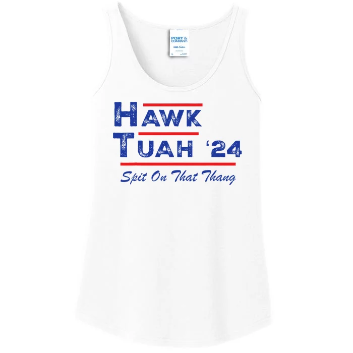 Cuthardy Last Name Family Reunion Vacationhawk Tuah 24 Spit On That Thang Parody Ladies Essential Tank