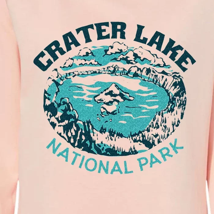 Crater Lake National Park Souvenir Mountain Hike Traveling Womens California Wash Sweatshirt