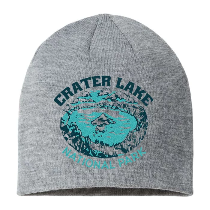 Crater Lake National Park Souvenir Mountain Hike Traveling 8 1/2in Sustainable Knit Beanie