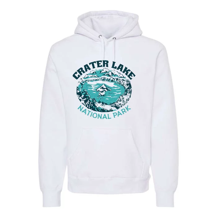 Crater Lake National Park Souvenir Mountain Hike Traveling Premium Hoodie