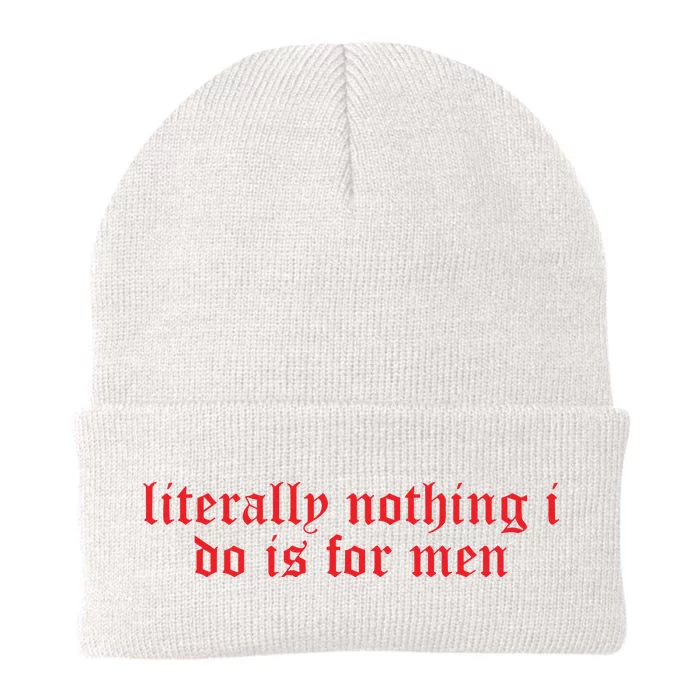 Csellsllc Literally Nothing I Do Is For Me.N Knit Cap Winter Beanie