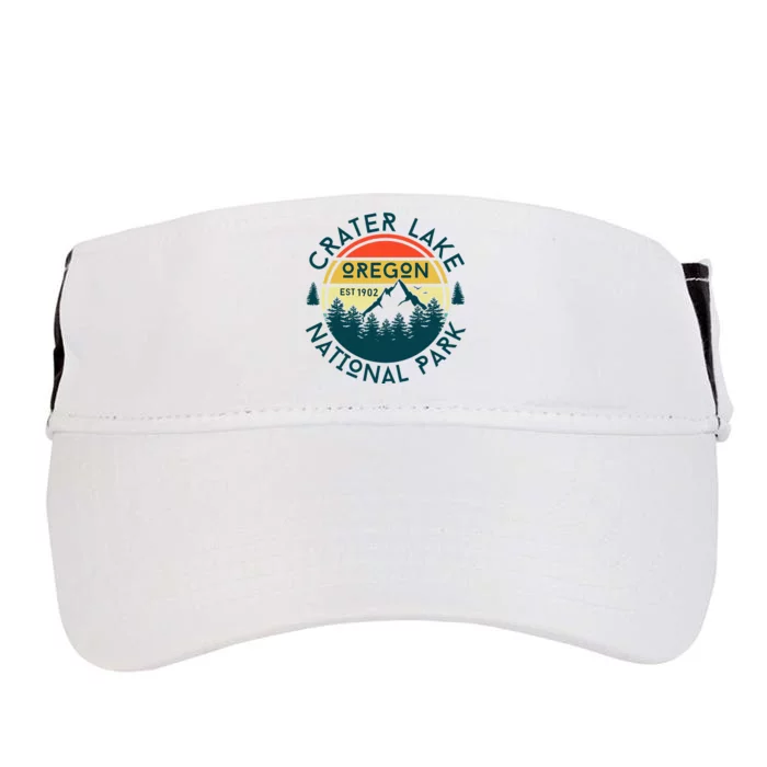 Crater Lake National Park Oregon Hiking Nature Outdoors Adult Drive Performance Visor