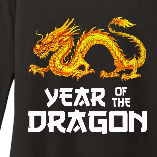 Chinese Lunar New Year 2024 Year Of The Dragon Womens CVC Long Sleeve Shirt