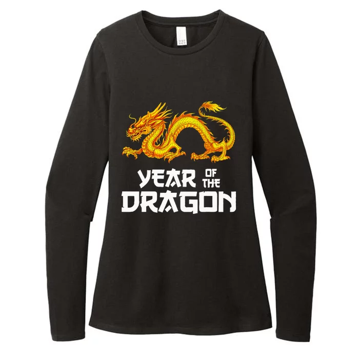 Chinese Lunar New Year 2024 Year Of The Dragon Womens CVC Long Sleeve Shirt