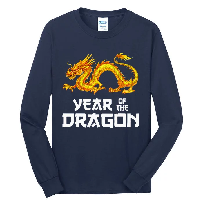 Chinese Lunar New Year 2024 Year Of The Dragon Tall Long Sleeve T-Shirt