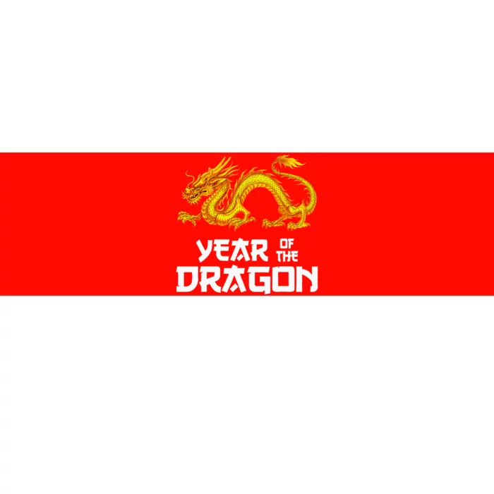 Chinese Lunar New Year 2024 Year Of The Dragon Bumper Sticker