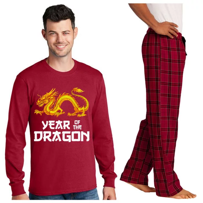 Chinese Lunar New Year 2024 Year Of The Dragon Long Sleeve Pajama Set