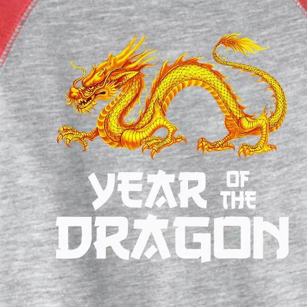 Chinese Lunar New Year 2024 Year Of The Dragon Toddler Fine Jersey T-Shirt